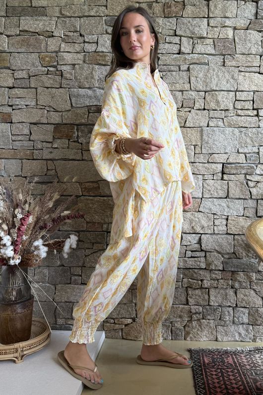 Daughter Of Ibiza Medina Balloon Sleeve Shirt